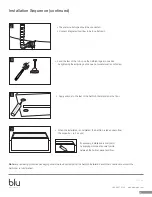 Preview for 13 page of bluBathworks blu-stone BT0102 Installation Manual