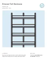 BluDot Browser Tall Bookcase Assembly Notes preview