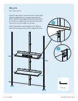 Предварительный просмотр 6 страницы BluDot Browser Tall Bookcase Assembly Notes