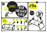 BluDot DANDY DN1-LNGCHR-CA Assembly Instructions предпросмотр