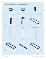 Предварительный просмотр 2 страницы BluDot Minimalista Assembly Notes