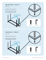 Предварительный просмотр 4 страницы BluDot Minimalista Assembly Notes