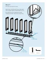 Предварительный просмотр 3 страницы BluDot Open Plan Tall Bookcase Assembly Notes