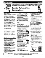 Предварительный просмотр 5 страницы Blue Angel Pumps BWEU250 Operating Instructions Manual