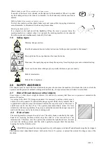 Preview for 13 page of Blue Bird Alhambra 160 HO Super Instructions For Use And Maintenance Manual