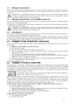 Preview for 23 page of Blue Bird Alhambra 160 HO Super Instructions For Use And Maintenance Manual