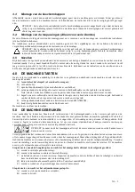 Preview for 39 page of Blue Bird Alhambra 160 HO Super Instructions For Use And Maintenance Manual