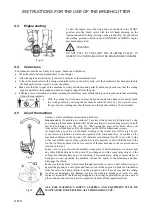 Preview for 26 page of Blue Bird HO35C Instructions For The Use