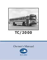 Blue Bird TC/2000 Owner'S Manual предпросмотр