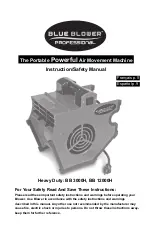 Blue Blower Professional BB 12000H Instruction And Safety Manual preview