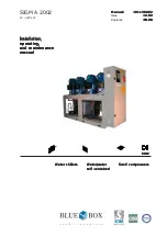 Blue Box SIGMA 2002 Installation, Installation, Operating, Operating, And Maintenance Manual preview