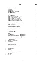 Preview for 3 page of Blue Box SIGMA 2002 Installation, Installation, Operating, Operating, And Maintenance Manual