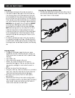 Preview for 13 page of Blue Clean AR130 Assembly, Care And Use Instructions