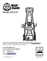 Preview for 20 page of Blue Clean AR145S Instruction Manual