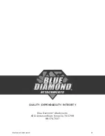 Предварительный просмотр 56 страницы Blue Diamond 159010 Operation And Maintenance Manual