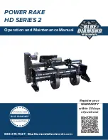 Preview for 1 page of Blue Diamond HD 2 Series Operation And Maintenance Manual