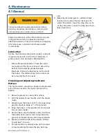 Preview for 9 page of Blue Diamond Mini Pickup Broom Operation And Maintenance Manual