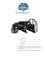 Blue Diamond PN 104605 Operation & Maintenance Manual preview