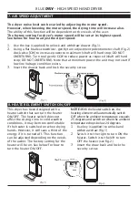 Предварительный просмотр 7 страницы Blue Dry HD-BD988 User Manual