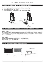 Предварительный просмотр 8 страницы Blue Dry HD-BD988 User Manual