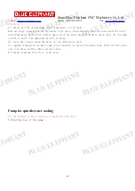 Preview for 40 page of Blue Elephant ELE1212 Manual