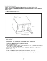 Предварительный просмотр 23 страницы Blue Flame BFCO-1 Installation & Operation Manual