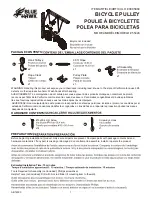 Blue Hawk BICYCLE PULLEY Manual preview