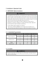 Preview for 7 page of Blue Ice BLUI-150A Installation And User Manual