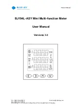 BLUE JAY BJ194L-ASY User Manual предпросмотр