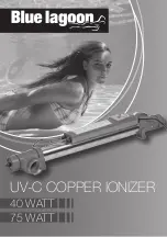 Preview for 1 page of Blue Lagoon UV-C COPPER IONIZER 40W Instructions For Use Manual