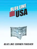 Blue Line CORNER FINISHER Quick Start Manual preview