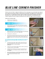 Preview for 2 page of Blue Line CORNER FINISHER Quick Start Manual