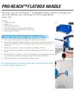 Preview for 2 page of Blue Line PRO-REACH Quick Start Manual