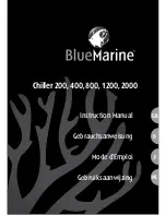 Blue Marine Chiller 1200 Instruction Manual preview