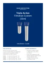 Blue Mountain RAIN HARVESTING WFRW11 Installation Manual предпросмотр