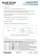 Предварительный просмотр 1 страницы BLUE NOVA RacPower 52V Series Product User Manual