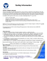 Preview for 2 page of Blue Ox BedSaver BXR4401 Operator And Installation Manual