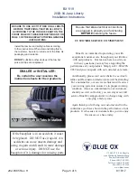 Preview for 5 page of Blue Ox BX1119 Installation Instructions Manual