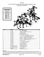 Предварительный просмотр 3 страницы Blue Ox BX1136 Installation Instructions Manual