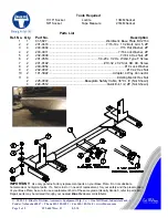 Предварительный просмотр 2 страницы Blue Ox BX2164 Installation Instructions