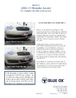 Preview for 9 page of Blue Ox BX2323 Installation Instructions Manual