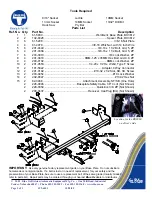 Preview for 3 page of Blue Ox BX3612 Installation Instructions