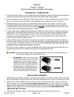 Preview for 3 page of Blue Ox Torrent BX7540P Operator'S Manual & Installation Instructions