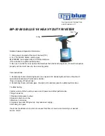 Предварительный просмотр 4 страницы Blue Pneumatic BP-50 Operating Instructions