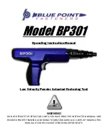 Preview for 1 page of Blue point BP301 Operating Instructions Manual