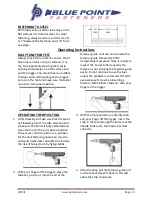 Предварительный просмотр 10 страницы Blue point BP301 Operating Instructions Manual