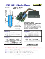 Preview for 6 page of Blue point DMX MP3 VMusic2 Player Manual