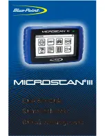 Preview for 1 page of Blue point Microscan III Quick Start Manual