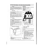 Preview for 3 page of Blue point MIG 115 Operating Instructions Manual