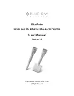 Blue-Ray Biotech BluePette User Manual предпросмотр